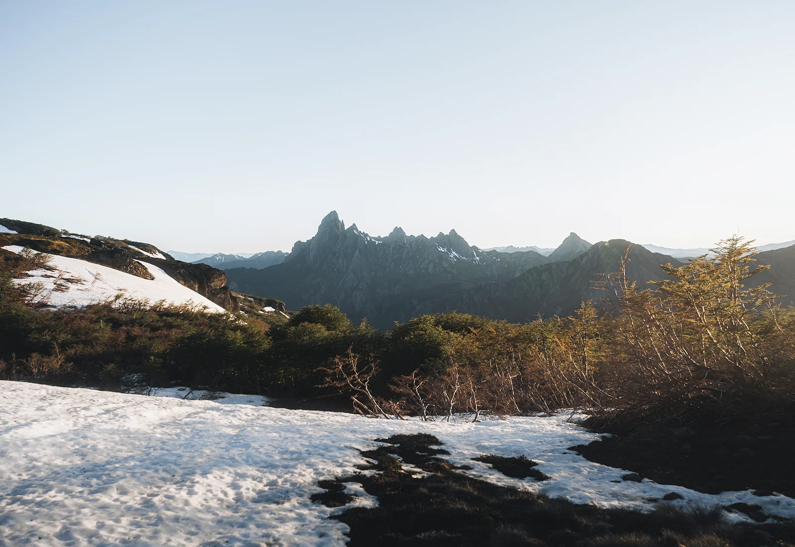 Paisaje de Puesco en el Parque Nacional Villarrica
