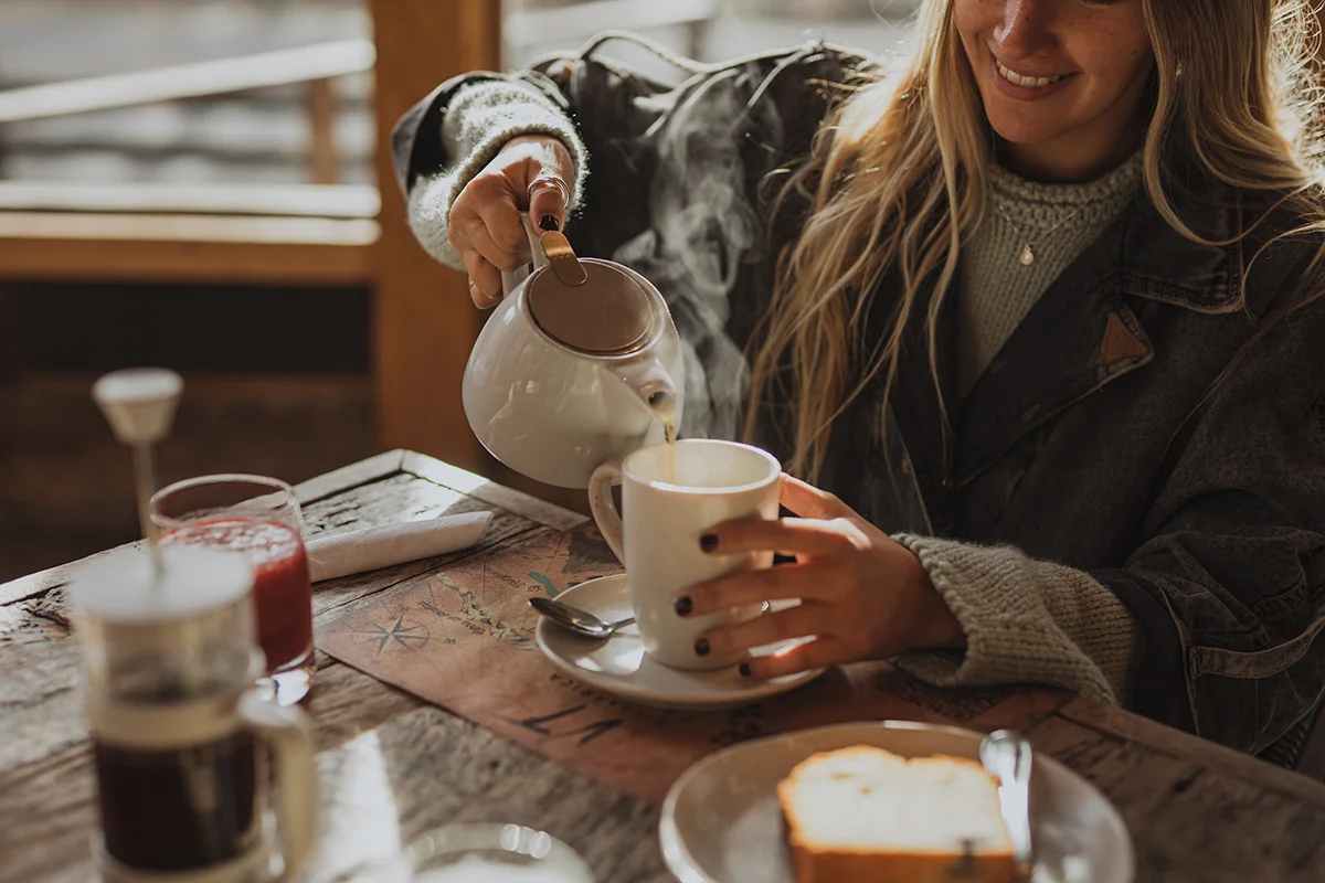 Una pausa para disfrutar algo rico en VT Coffee